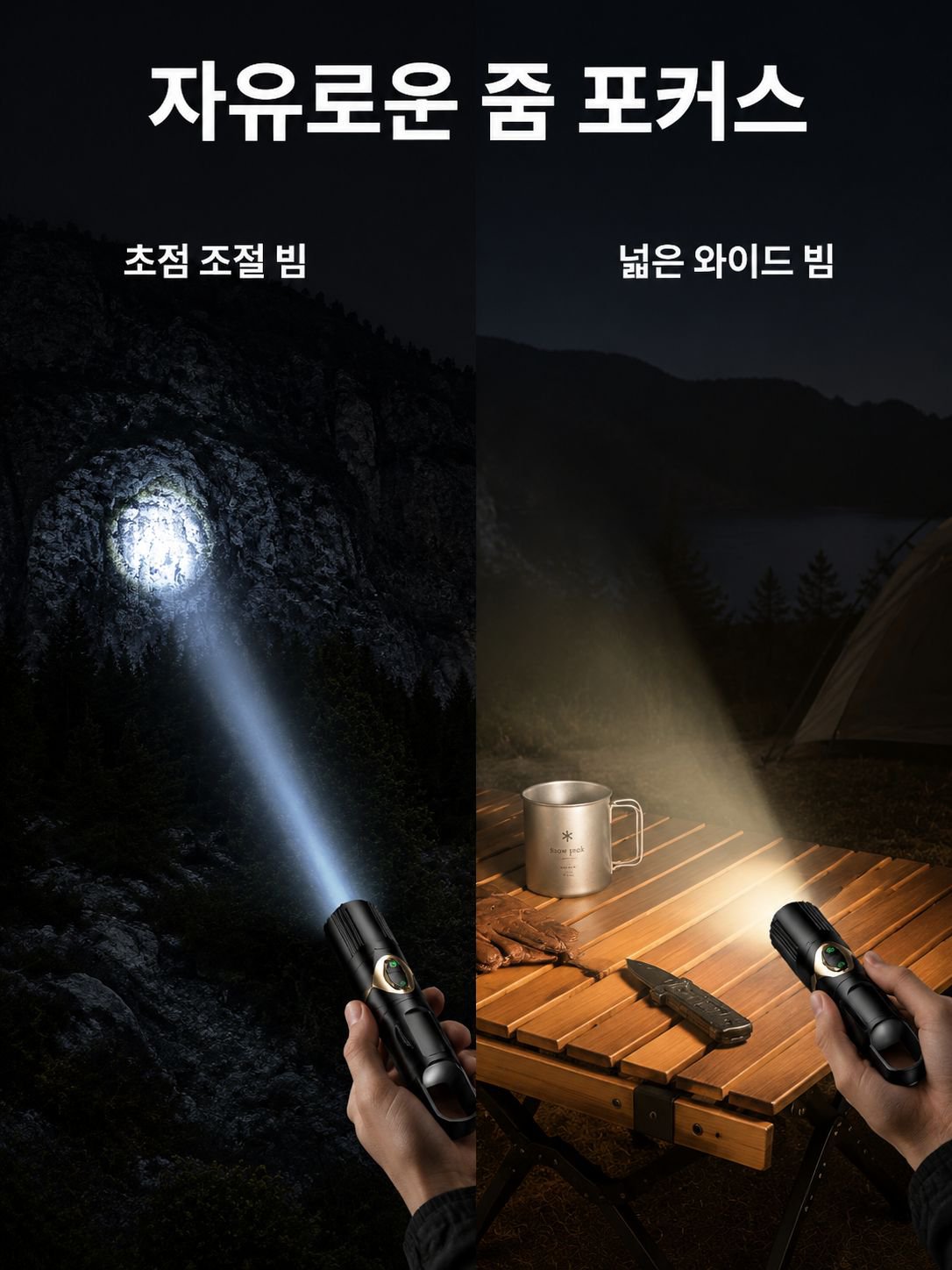 휴대용 다목적 캠핑 토치