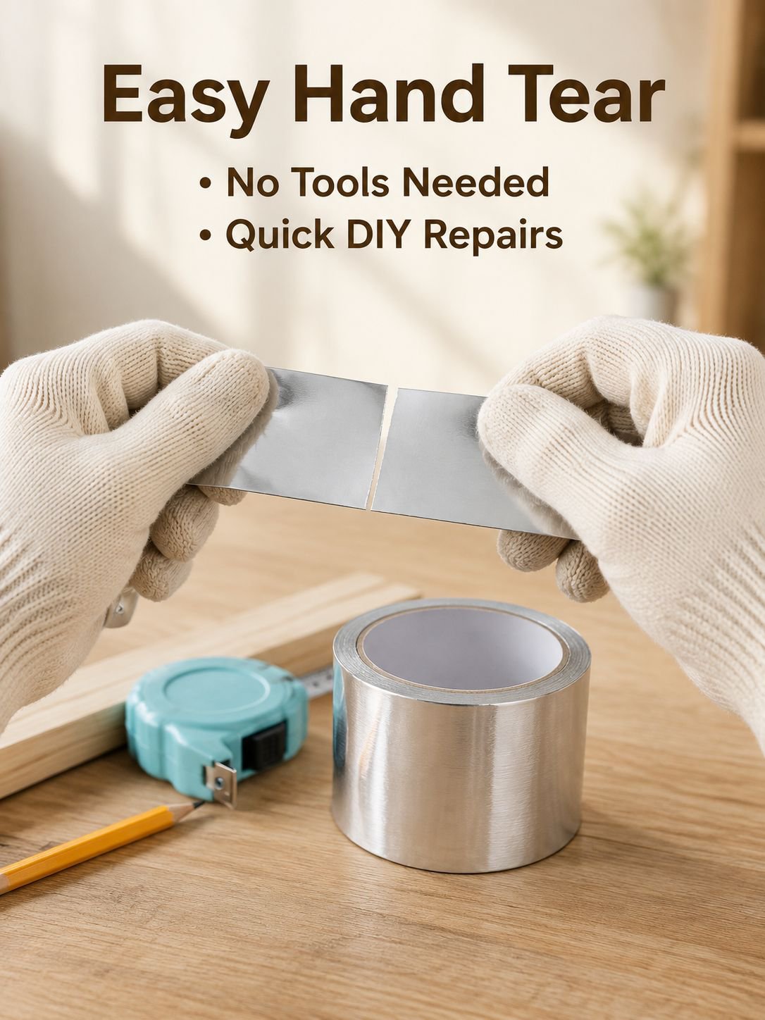 Self-adhesive Waterproof Conductive High Temperature Aluminum Foil Repair Tape