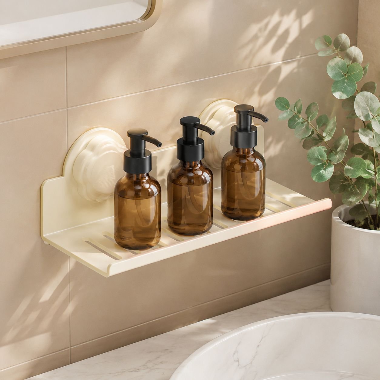 Estante multifuncional para grifo de cocina y baño