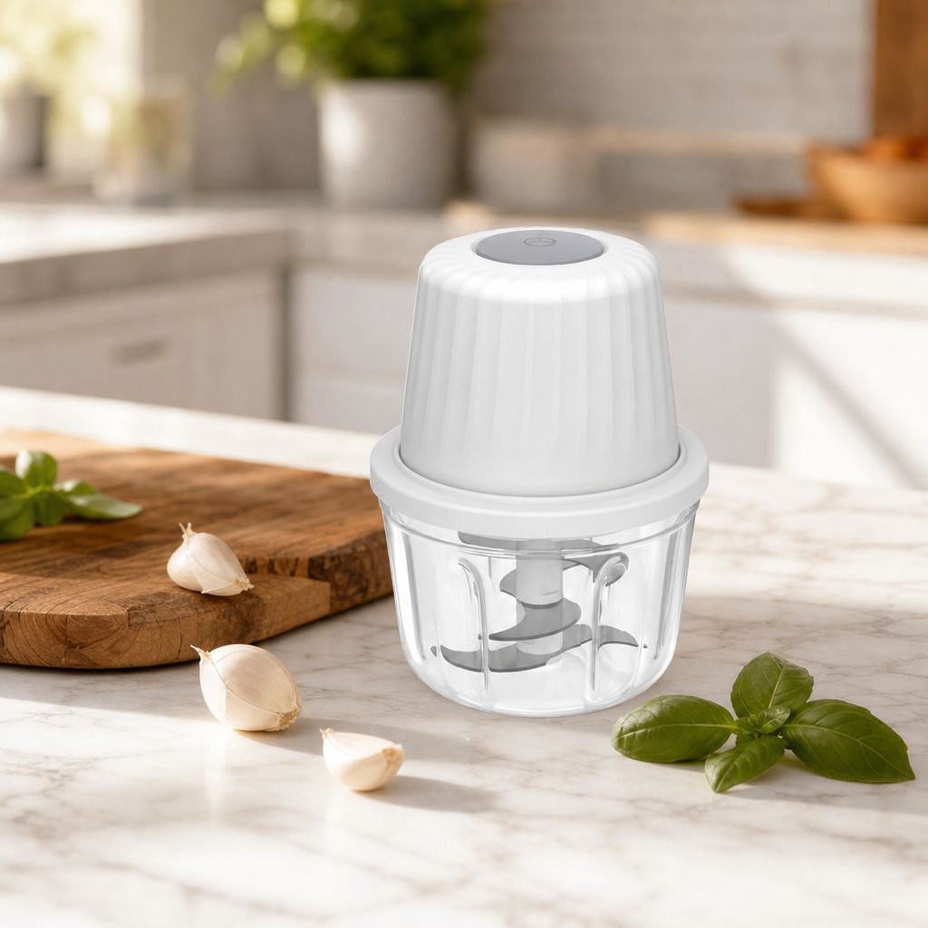 Picadora de ajo inalámbrica minimalista moderna