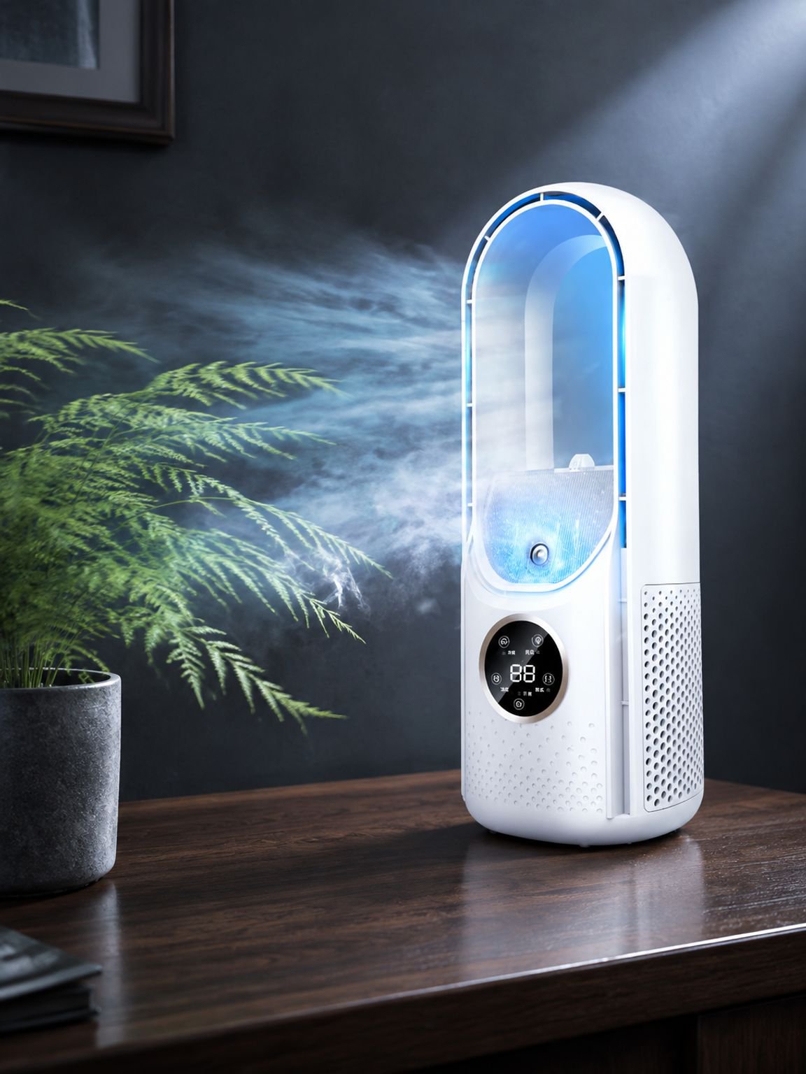 Home-Klimaanlagen-Ventilator  kalter Ventilator  Desktop-Ventilator  Wasserkühlungsspray  blattloser