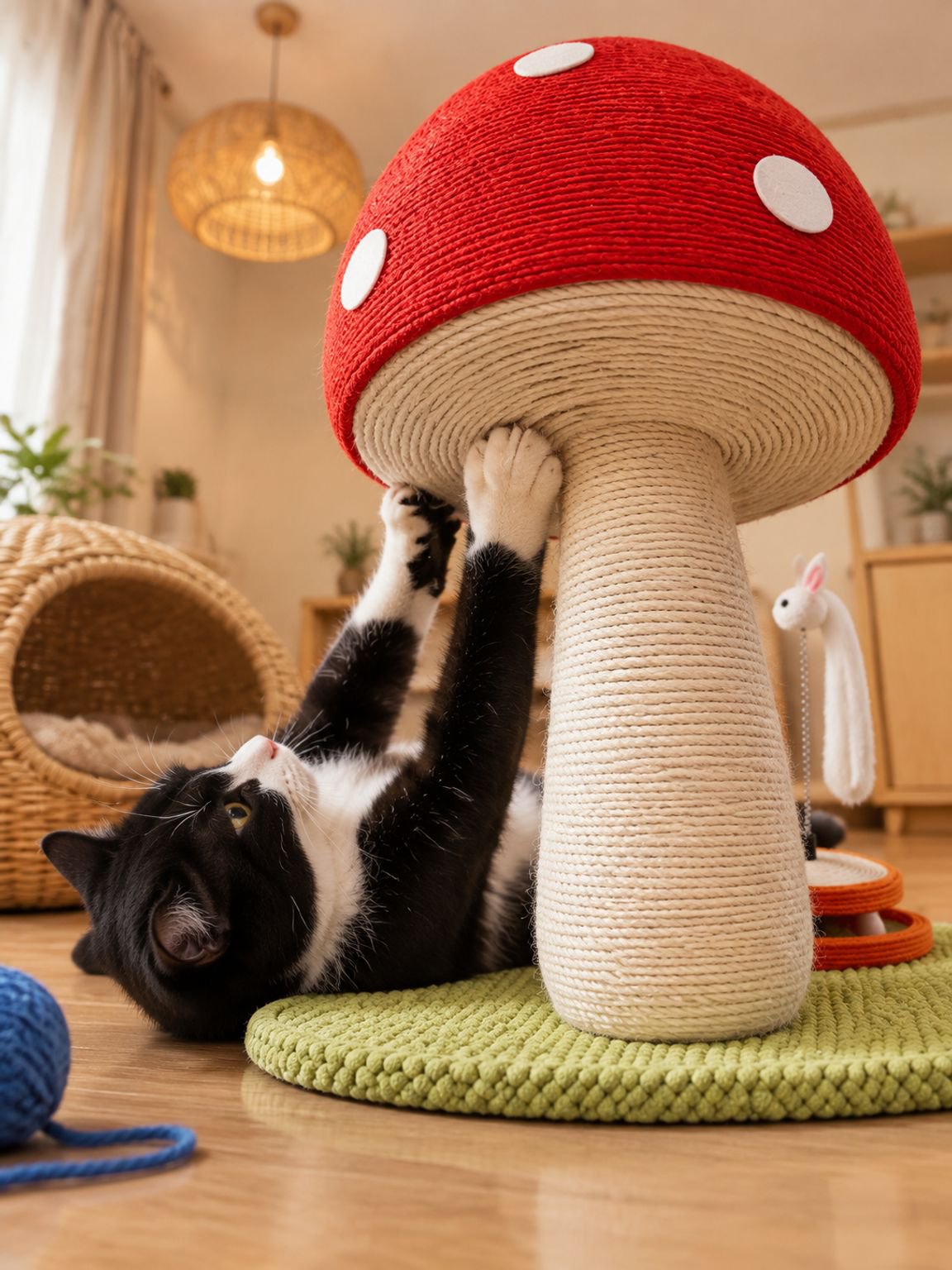 Estructura resistente del rascador para gatos grande