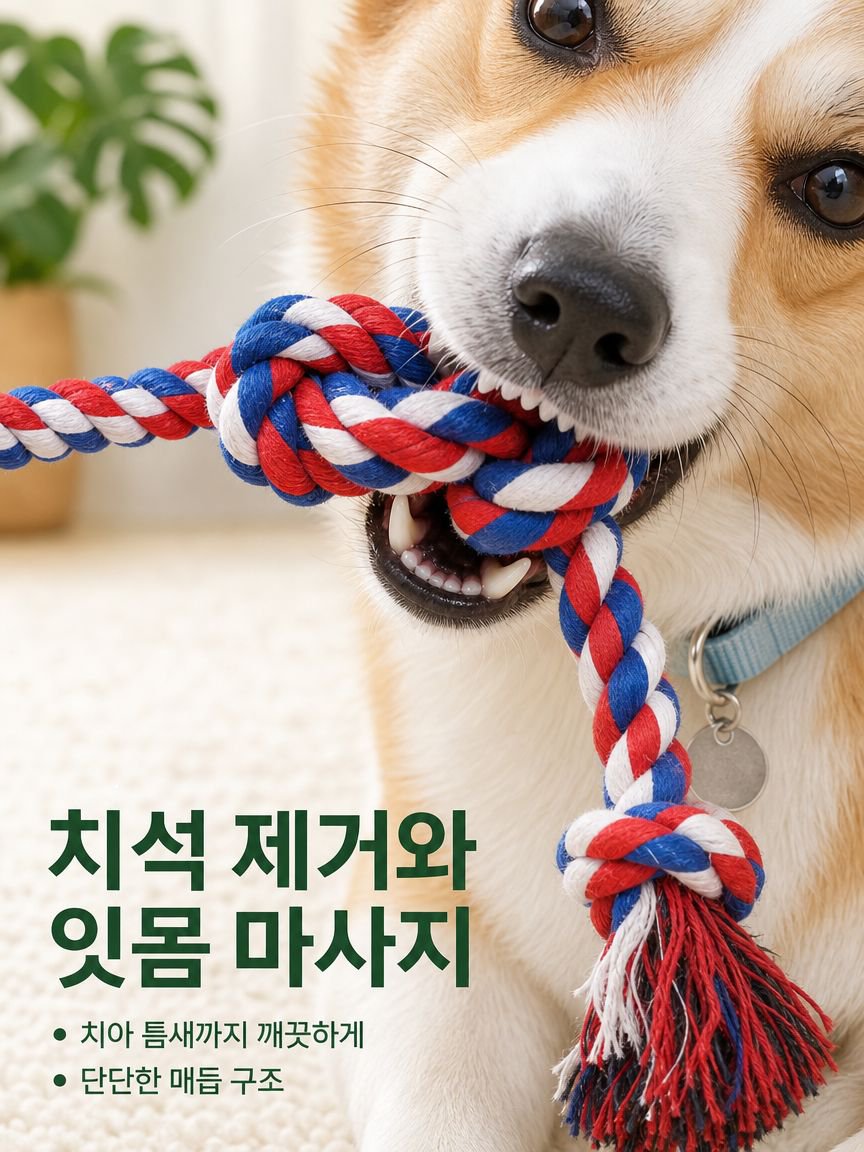 로프볼 인터랙티브 장난감
