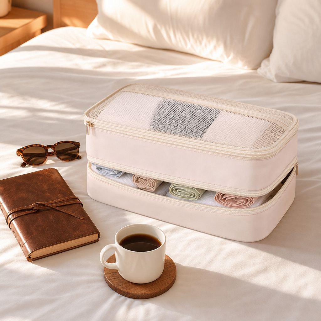 Durable fabric material of the underwear and sock storage bag