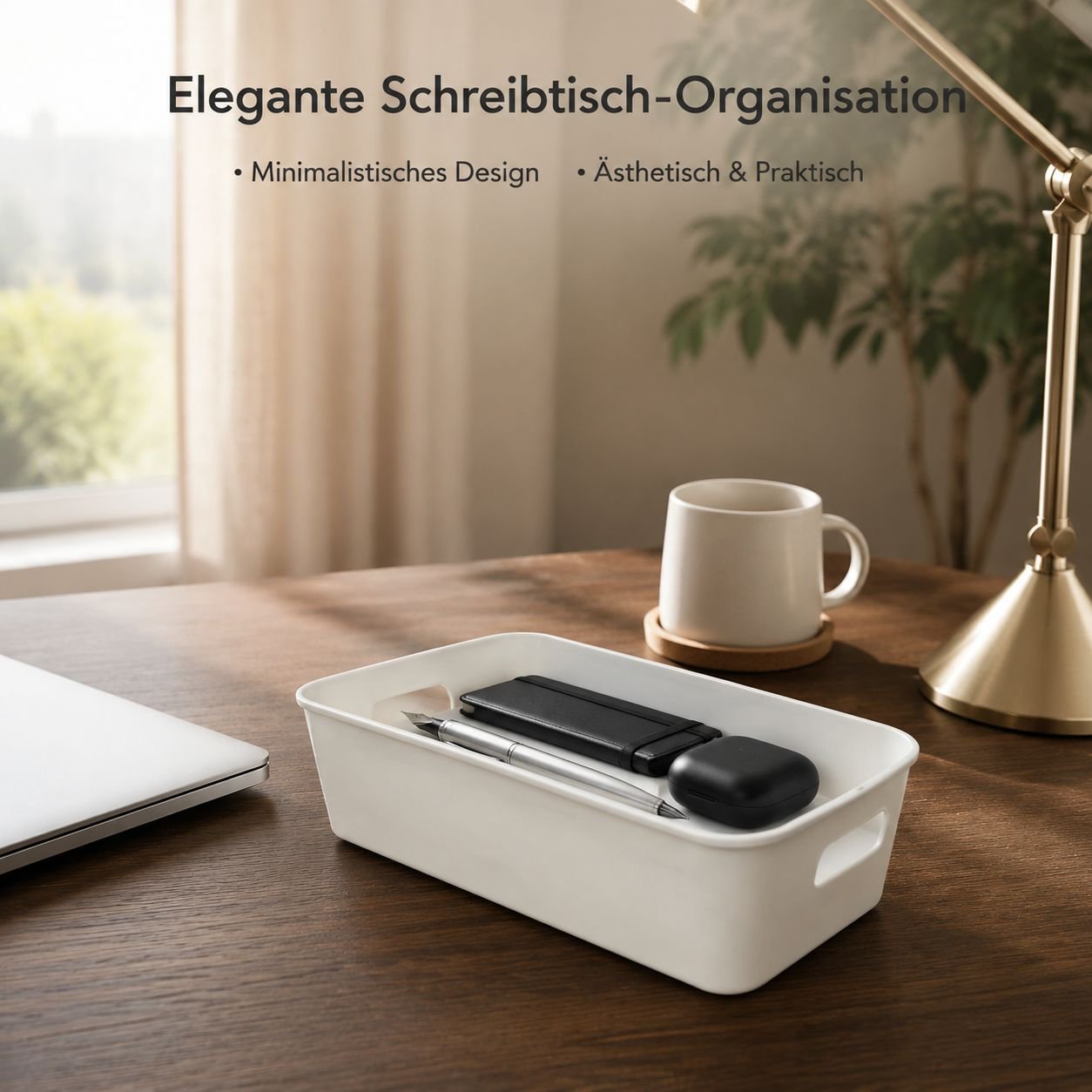 Schubladen- und Schreibtischorganizer mit Fächern