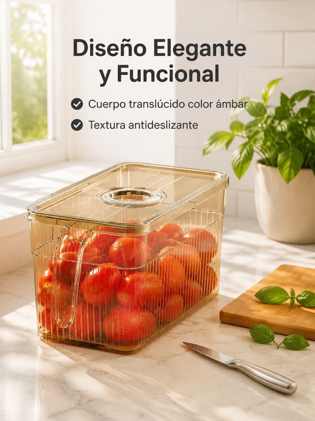 Recipiente para almacenar alimentos