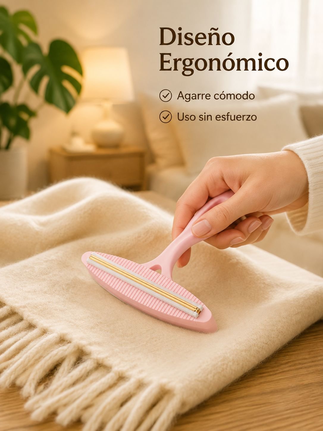 Quitapelusas multifuncional para ropa, alfombras y sofás