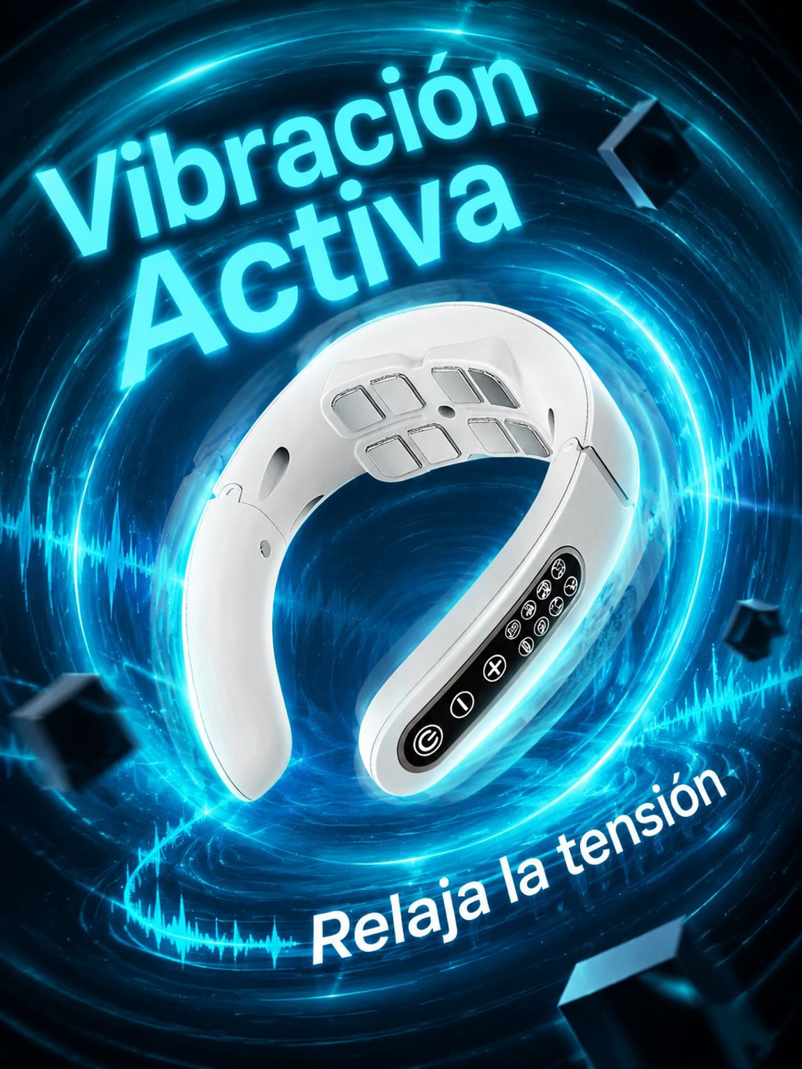 Dispositivo portátil de masaje para cuello y hombros
