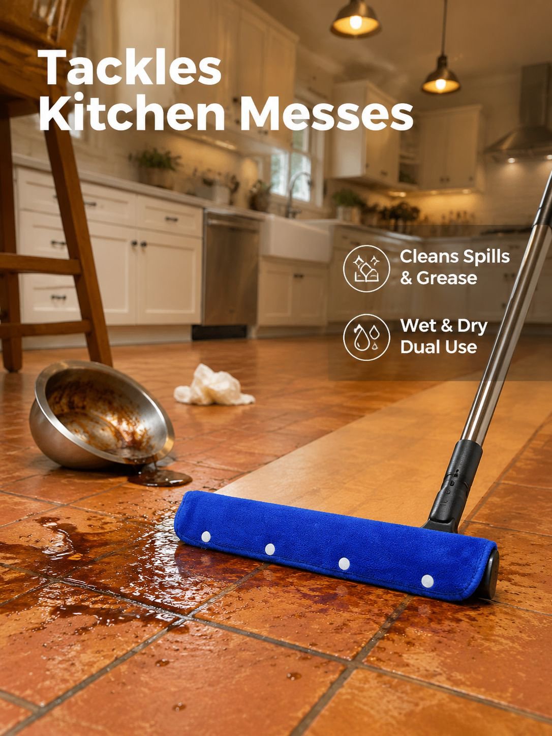 Mopping Mop Set Dual-Use Cleaning Cloth