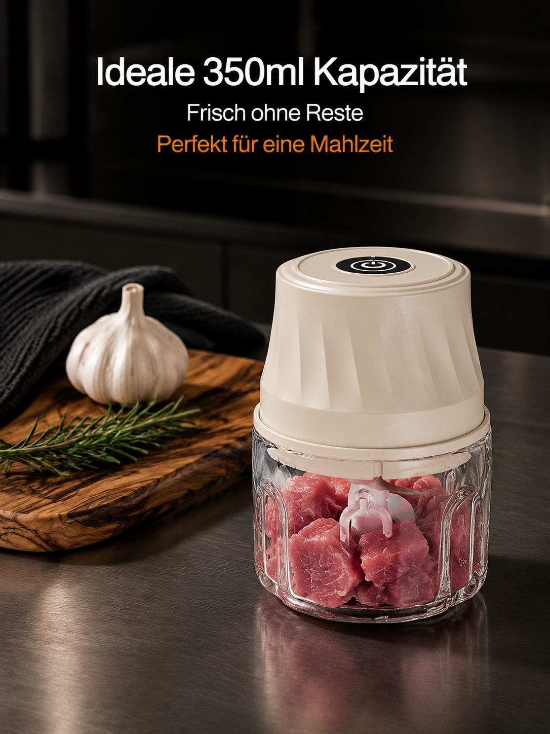 Mini Electric Garlic & Meat Grinder