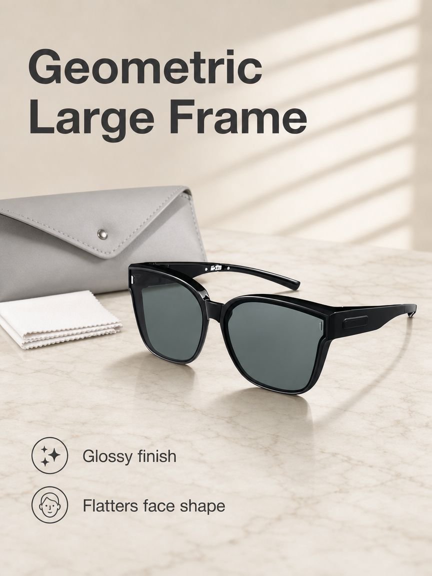 Foldable Myopia Sunglasses Driving Travel Sun Protection
