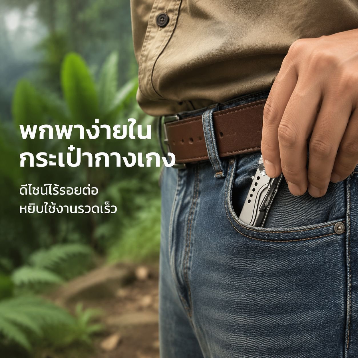 มีดพับพกพาอเนกประสงค์สำหรับป้องกันตัวและใช้งานกลางแจ้ง