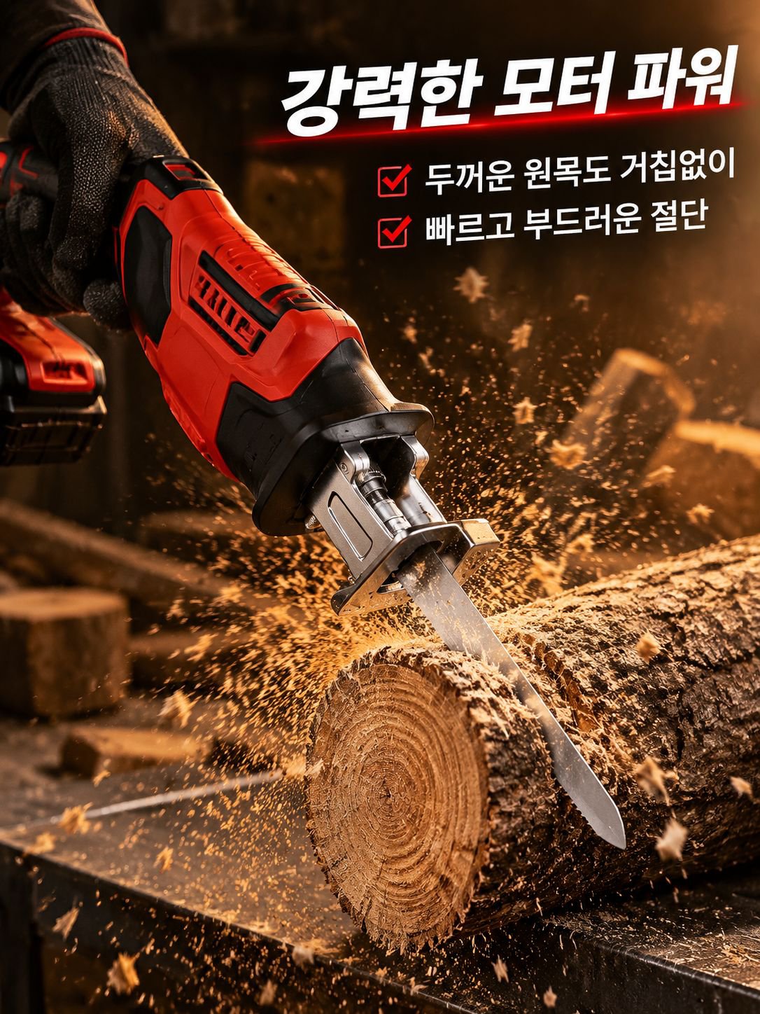 무선 전동 목재 절단기