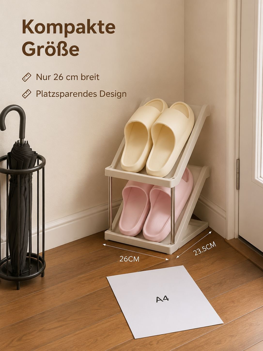 Mehrschichtiger Schuhschrank