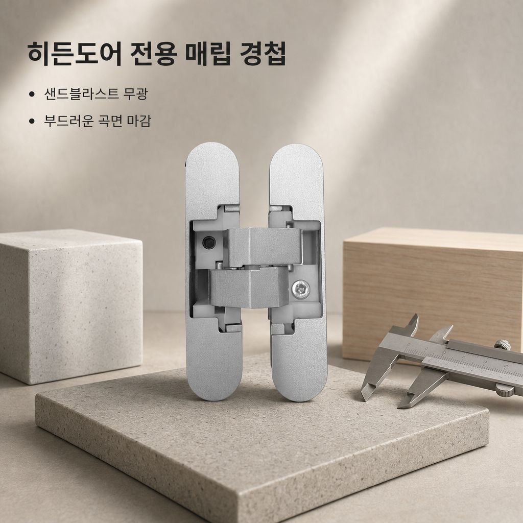 히든도어 전용 숨은 경첩 매립형 3D 목문 외여닫이 힌지