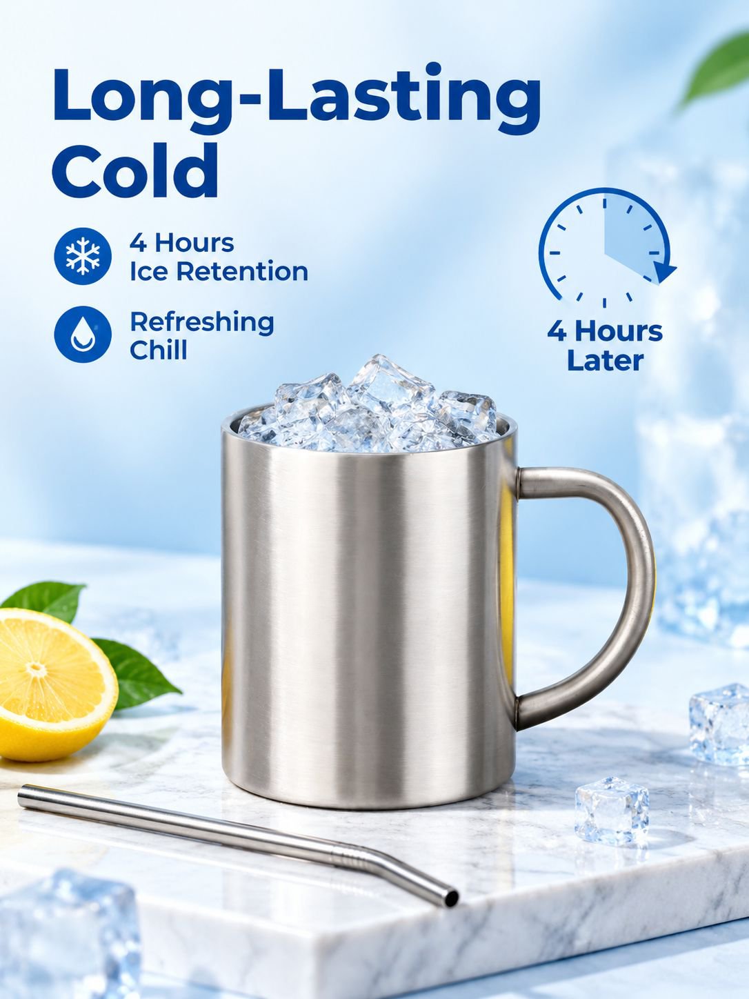 BPA-free stainless steel water bottle for safe drinking