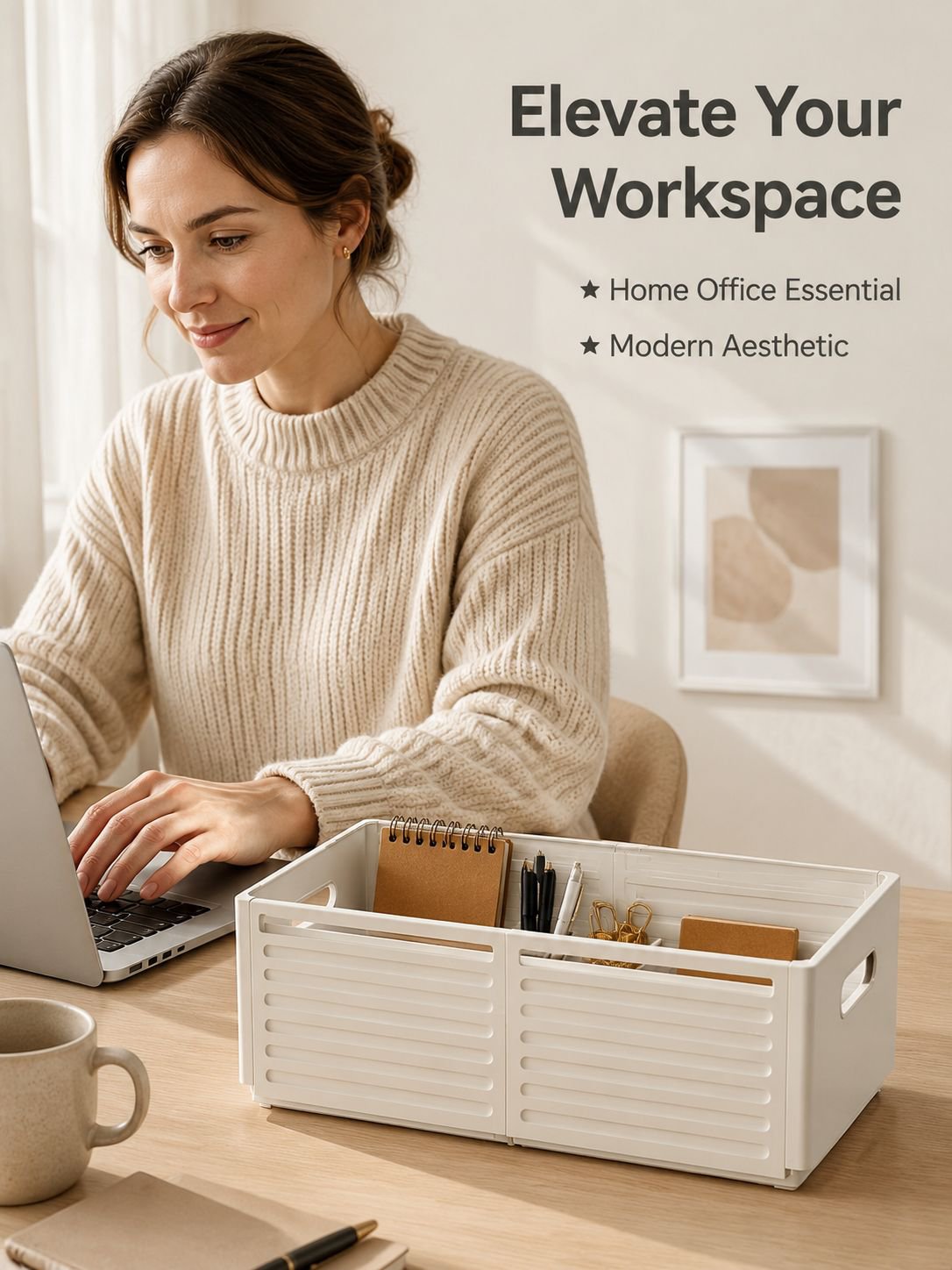 Desktop Organizer Storage Box