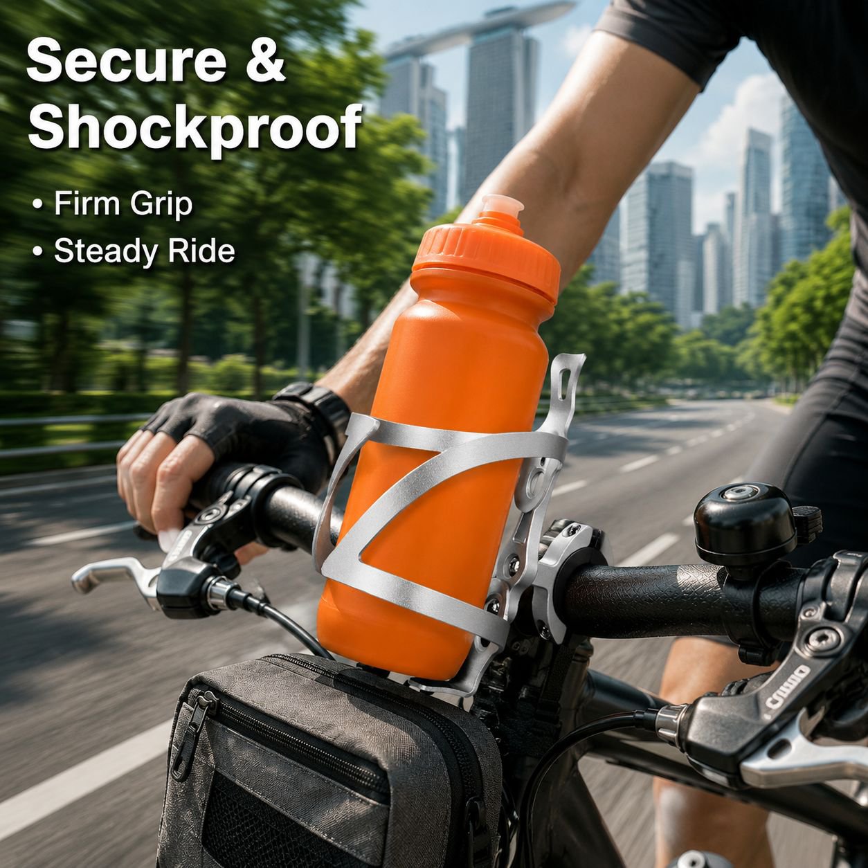 Bicycle Bottle Holder, Rotatable Aluminum Alloy Cup Holder for Various Bikes