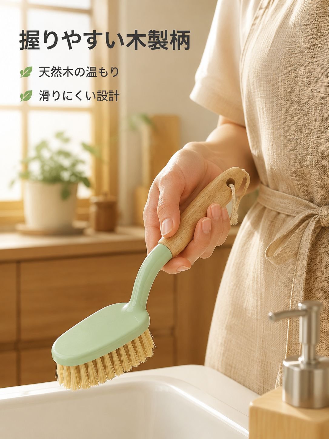 ハンドル付きクリーニングブラシ