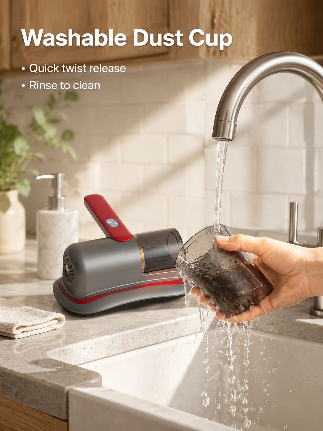 Household wireless handheld UV bed sterilization machine vacuum cleaner