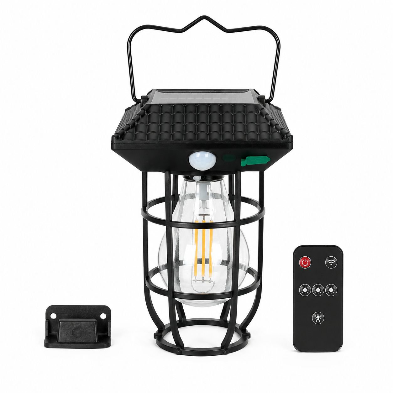 Solar Induction Tungsten Filament Wall Lamp for Outdoor Camping