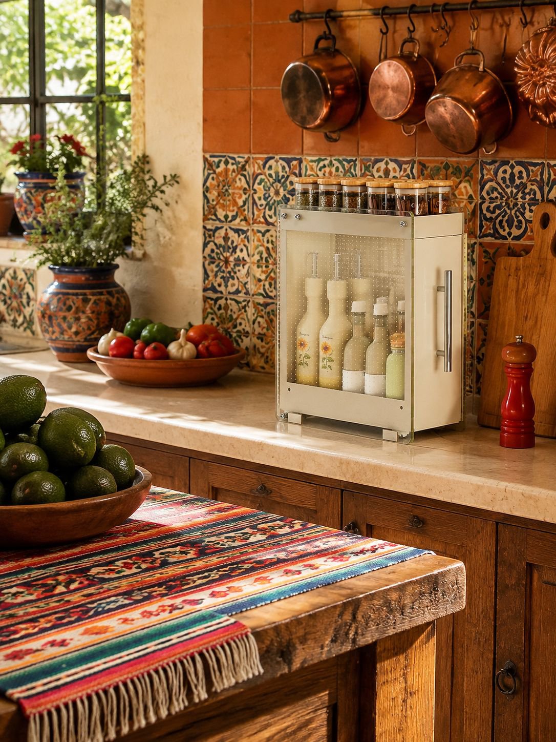 Estante de almacenamiento de especias extraíble para cocina