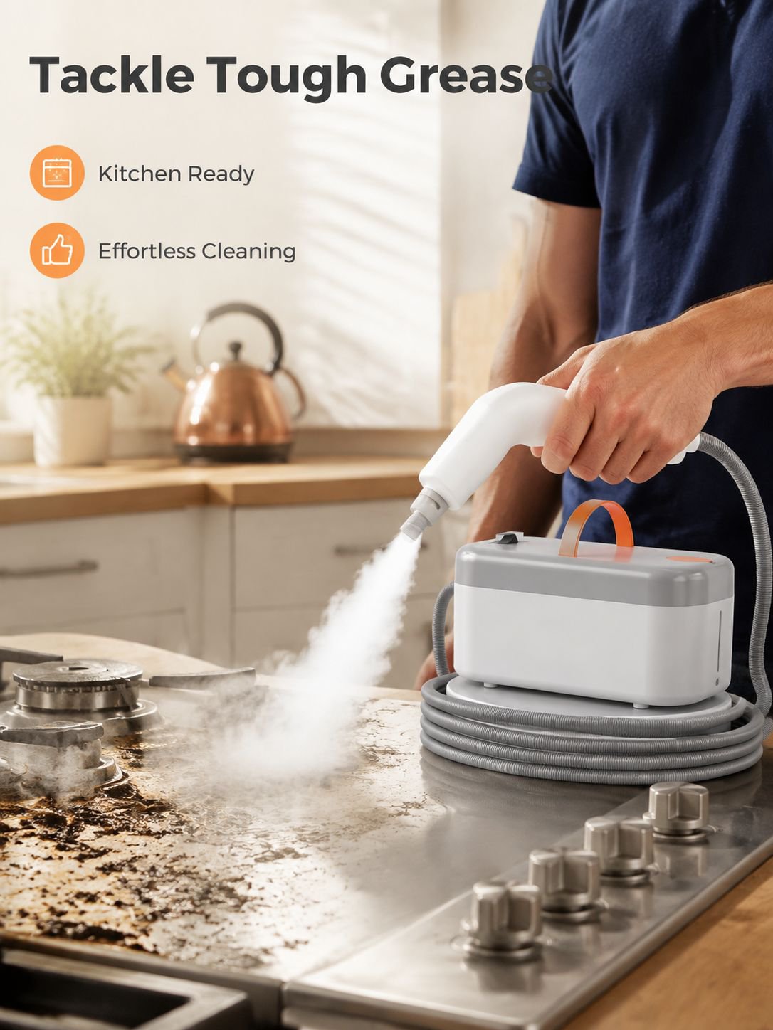 High-pressure high-temperature steam cleaner