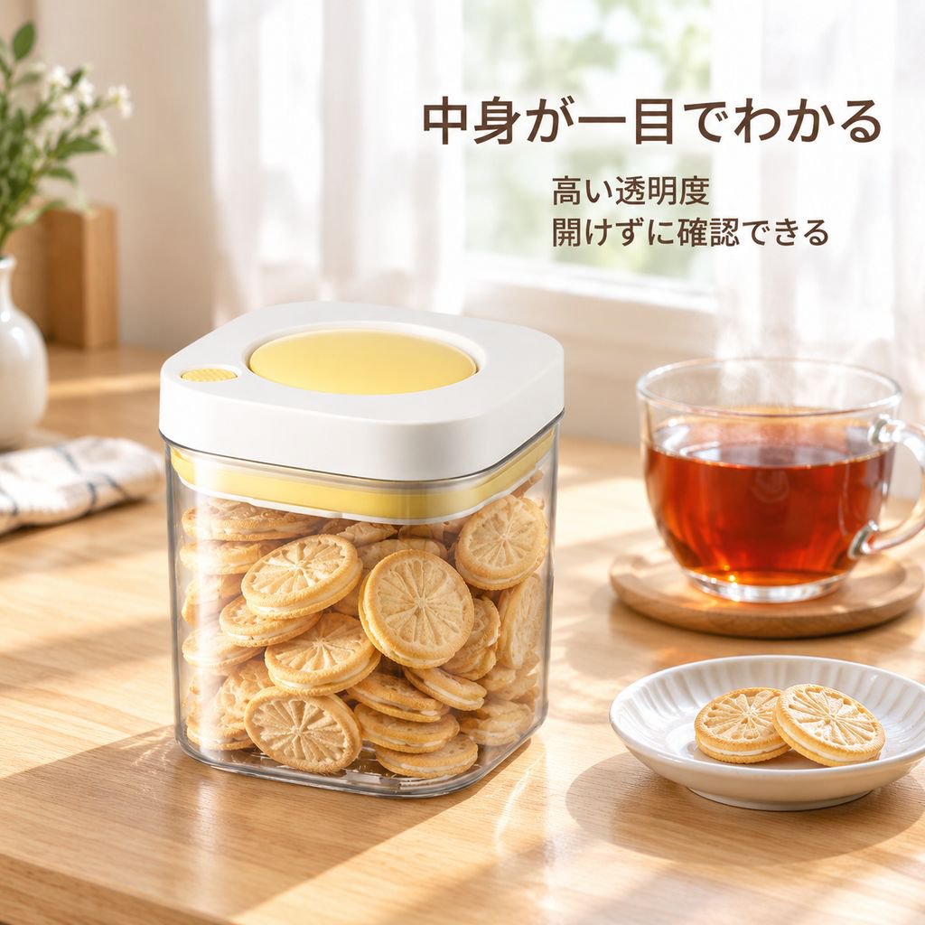 食品グレードの真空密封保存容器