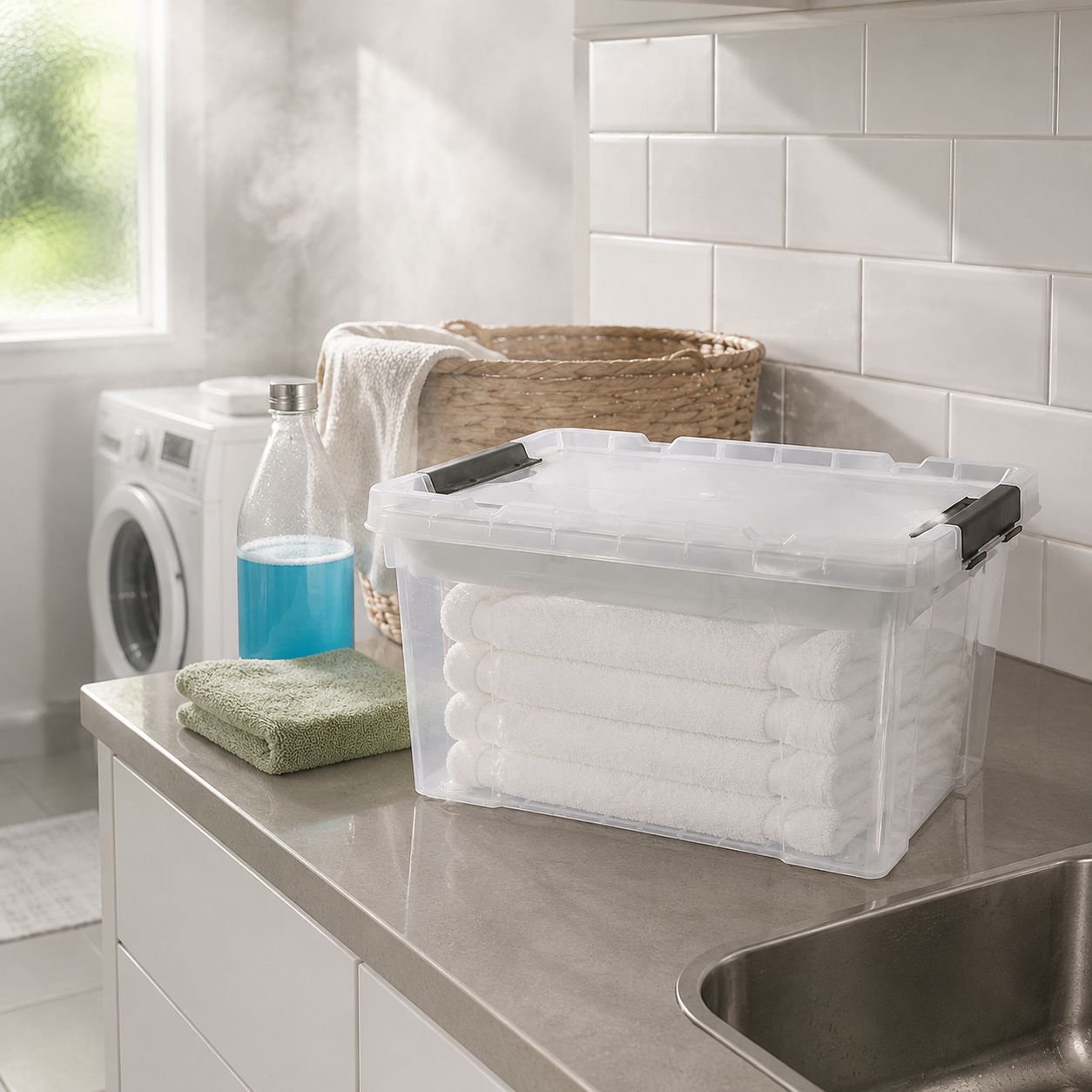 Organizador de hogar reforzado ideal para ropa y juguetes