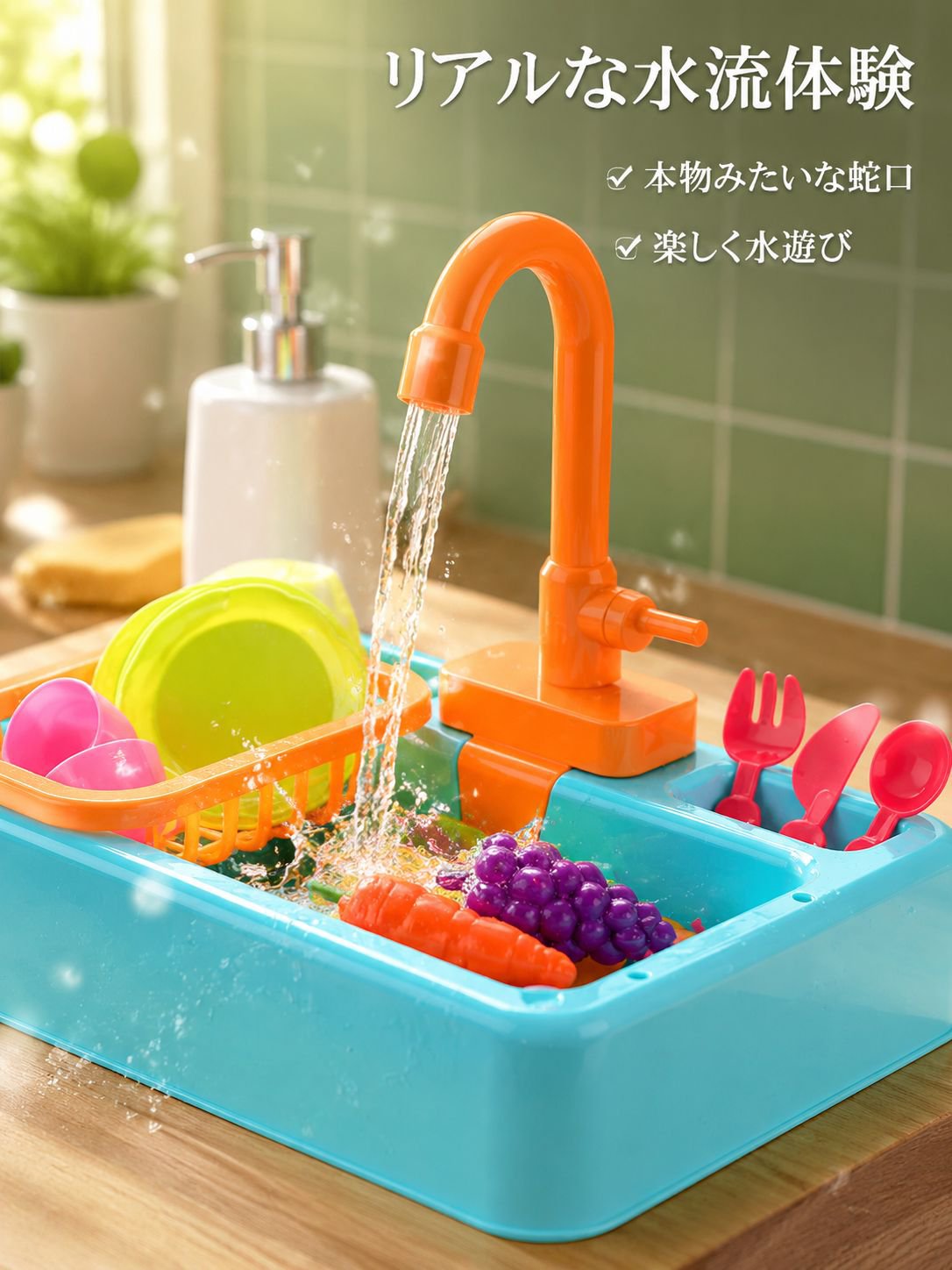 キッチン食器洗いおもちゃ