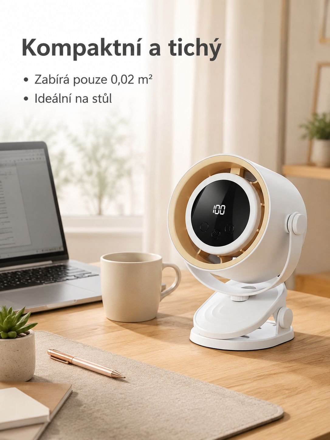 Nástěnný cirkulační ventilátor