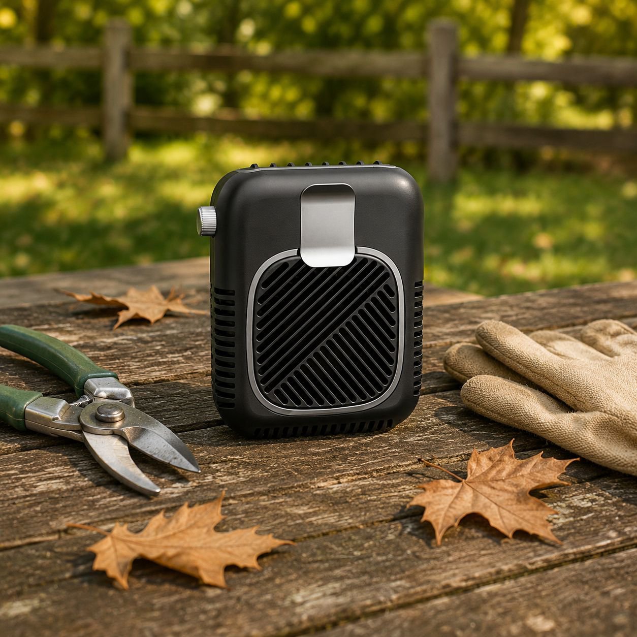 Portable Waist-Mounted Fan