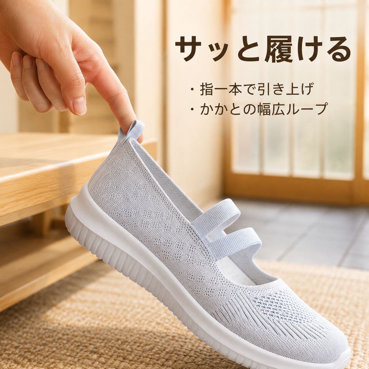 輸出用レディースシューズ・北京布靴・中高年母親向けスリッポンカジュアル靴