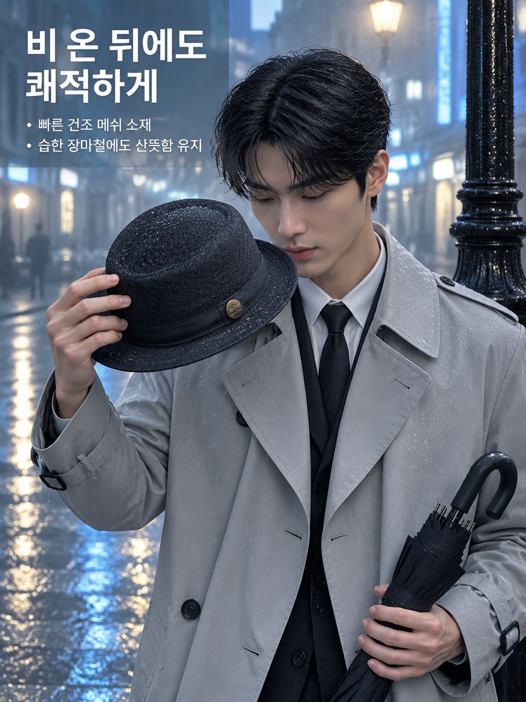 봄/여름용 남성용 영국식 접이식 모자