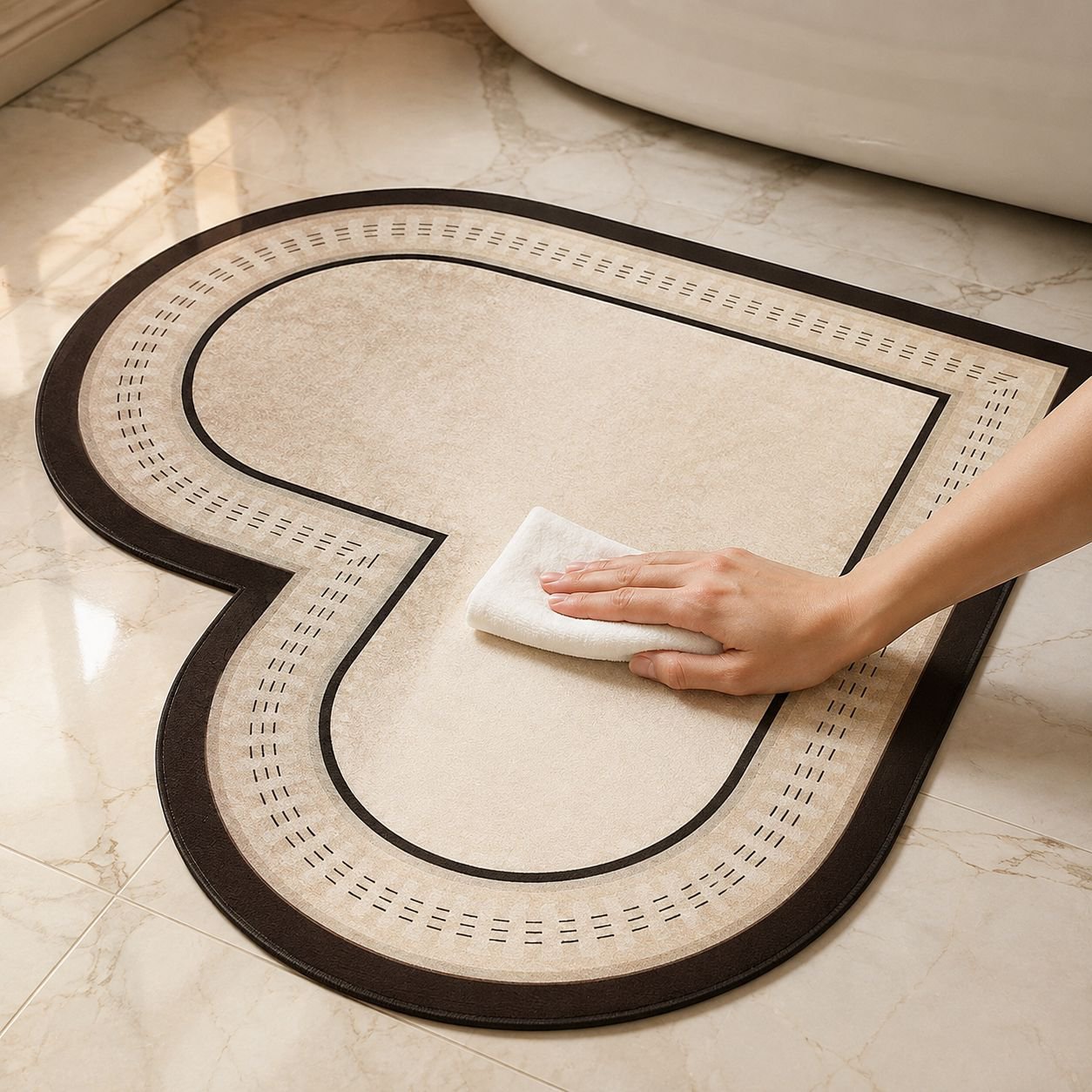 Eco-friendly material of luxury bath mat