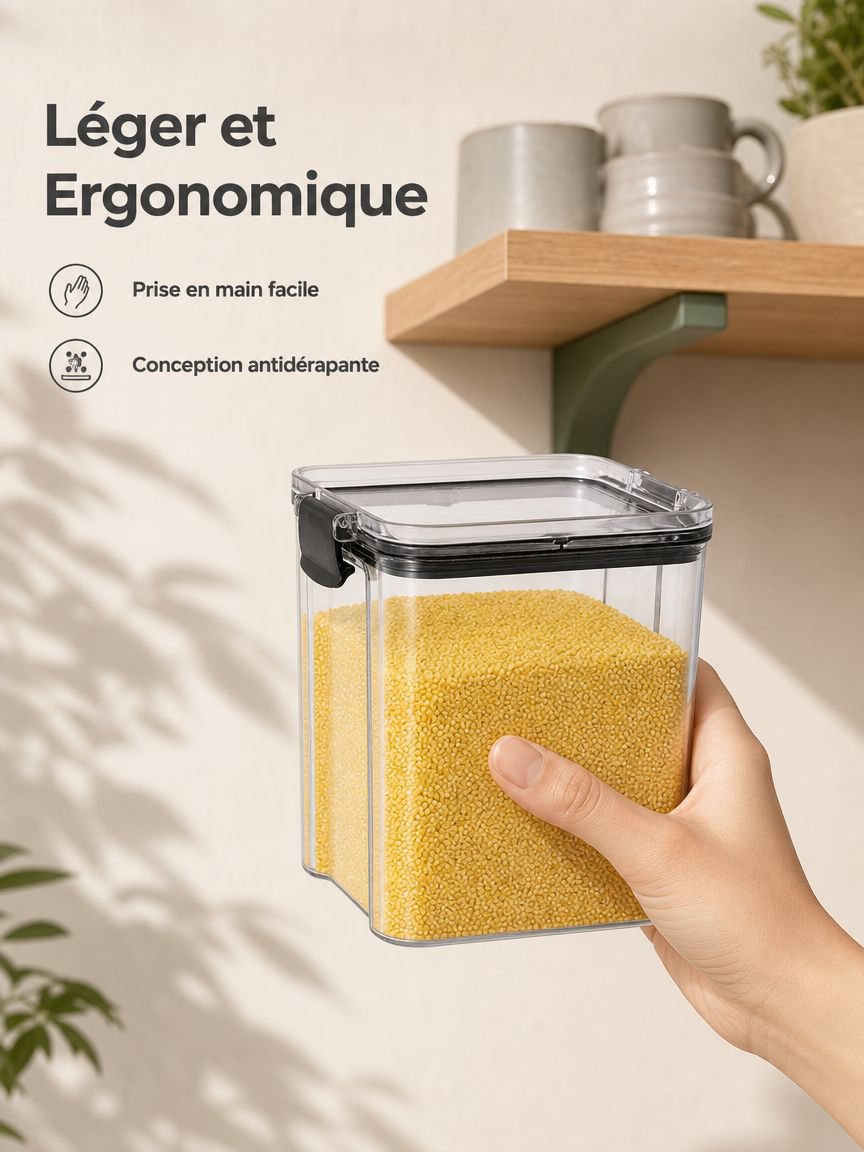 Récipient anti-humidité pour aliments
