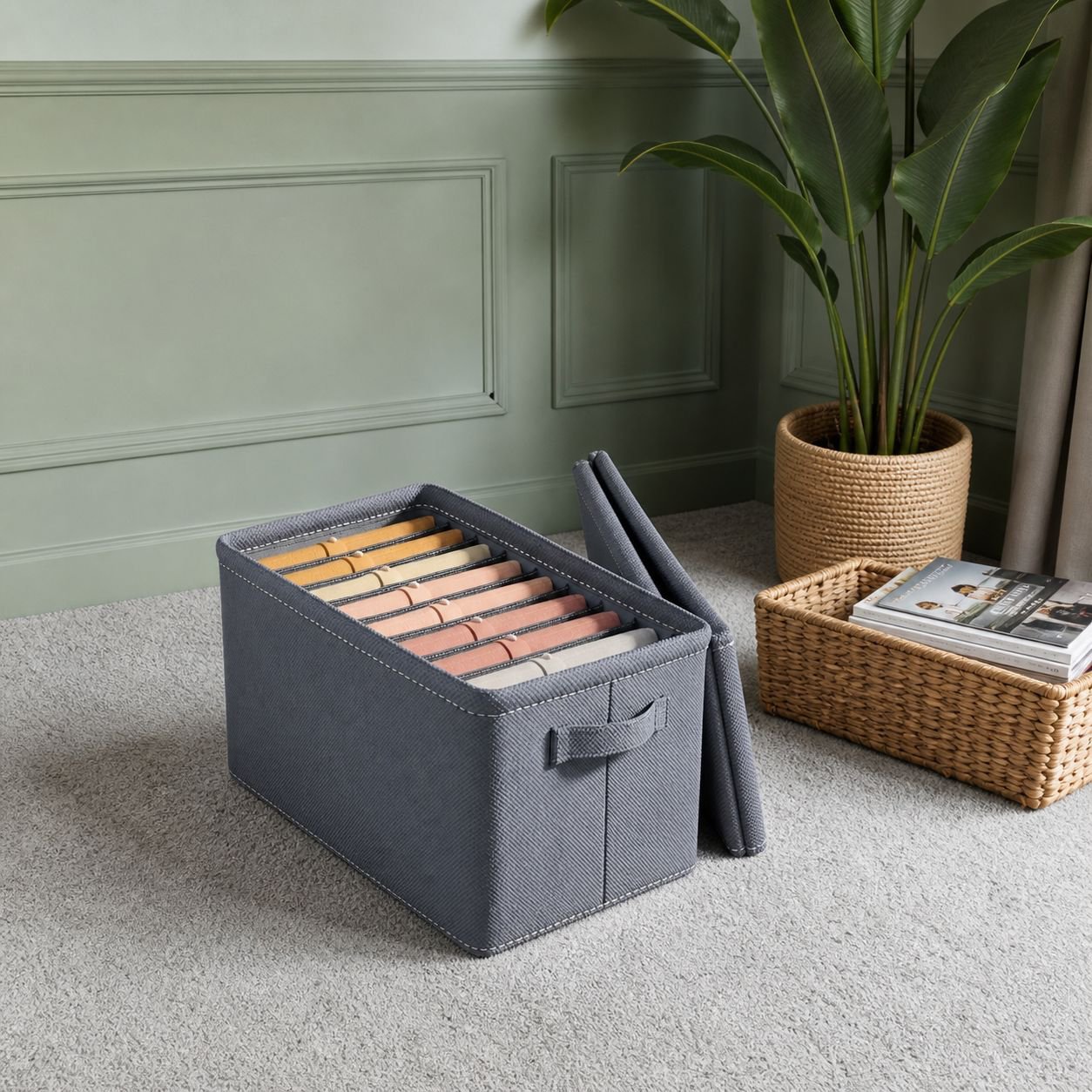 Extra-Large Foldable Storage Box for Closet and Bedroom