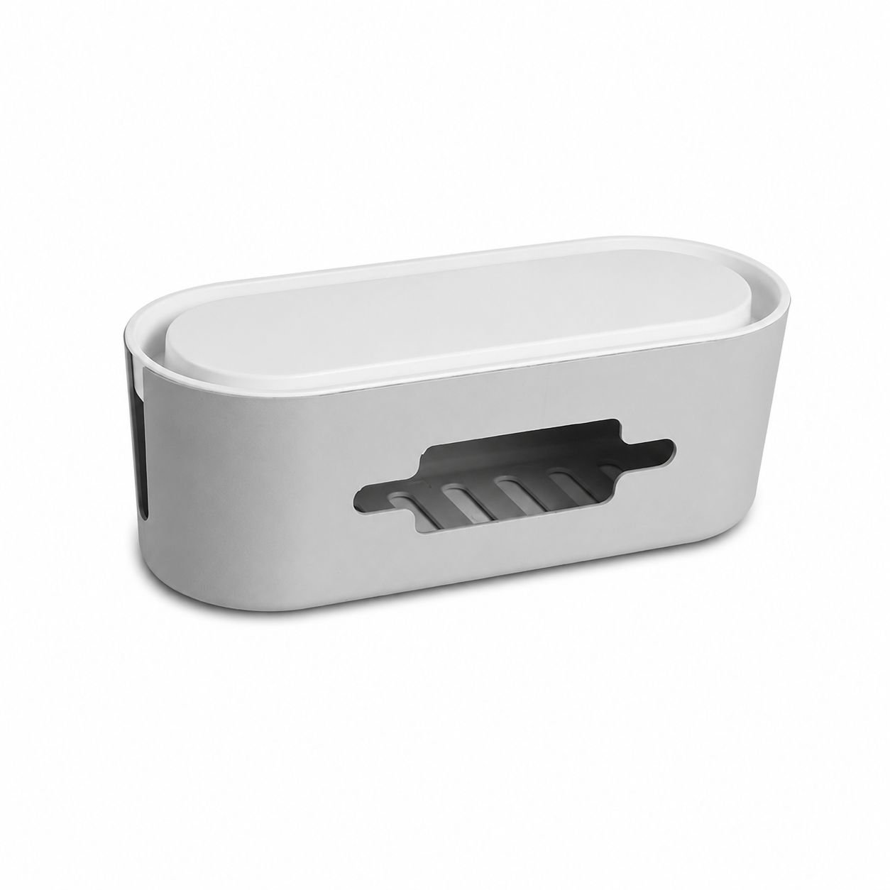 Household Multi-Functional Cable Organizer Box with Power Strip Extension