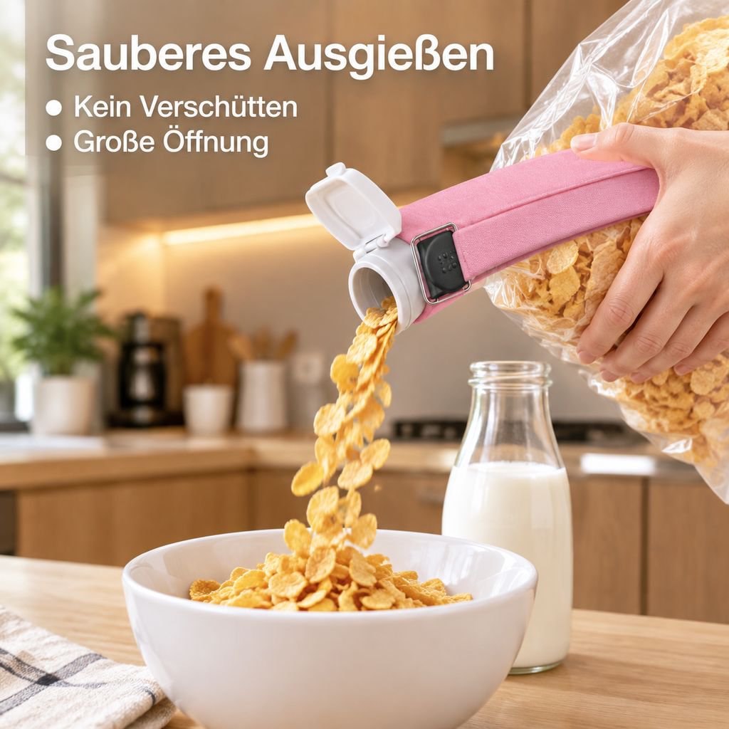 Verschlussclips für Lebensmittelbeutel Tee Milchpulver Snacks Frischhalteklammern