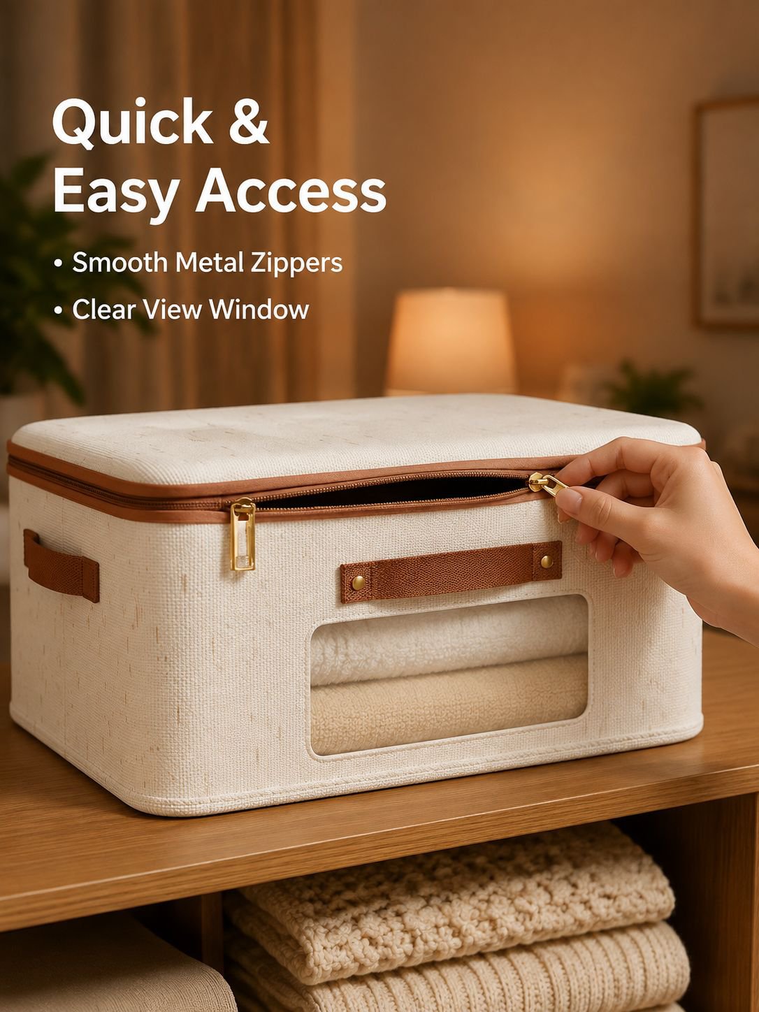 Double-Layer Window Storage Box