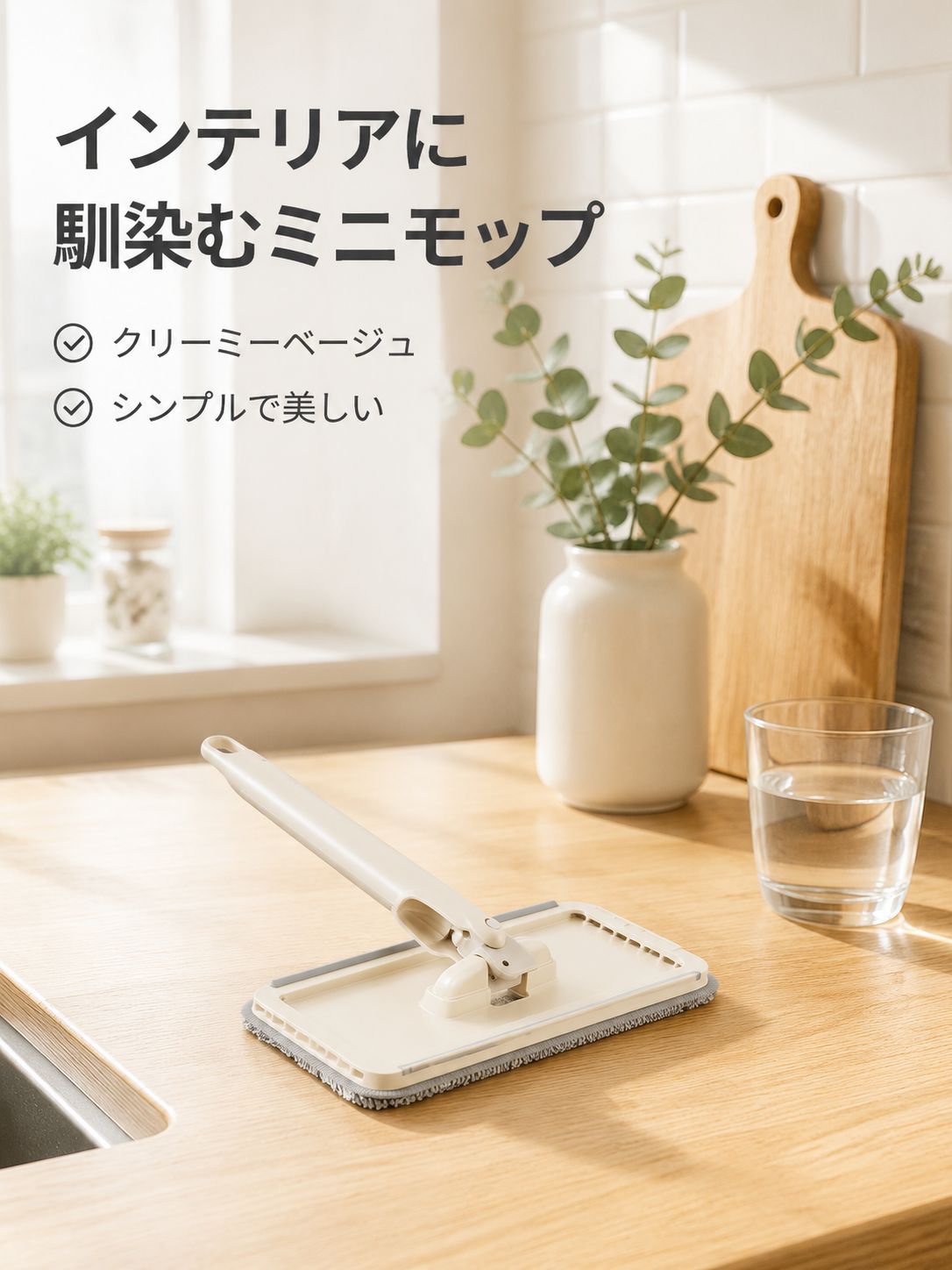 多機能自動布巾クリップミニモップ