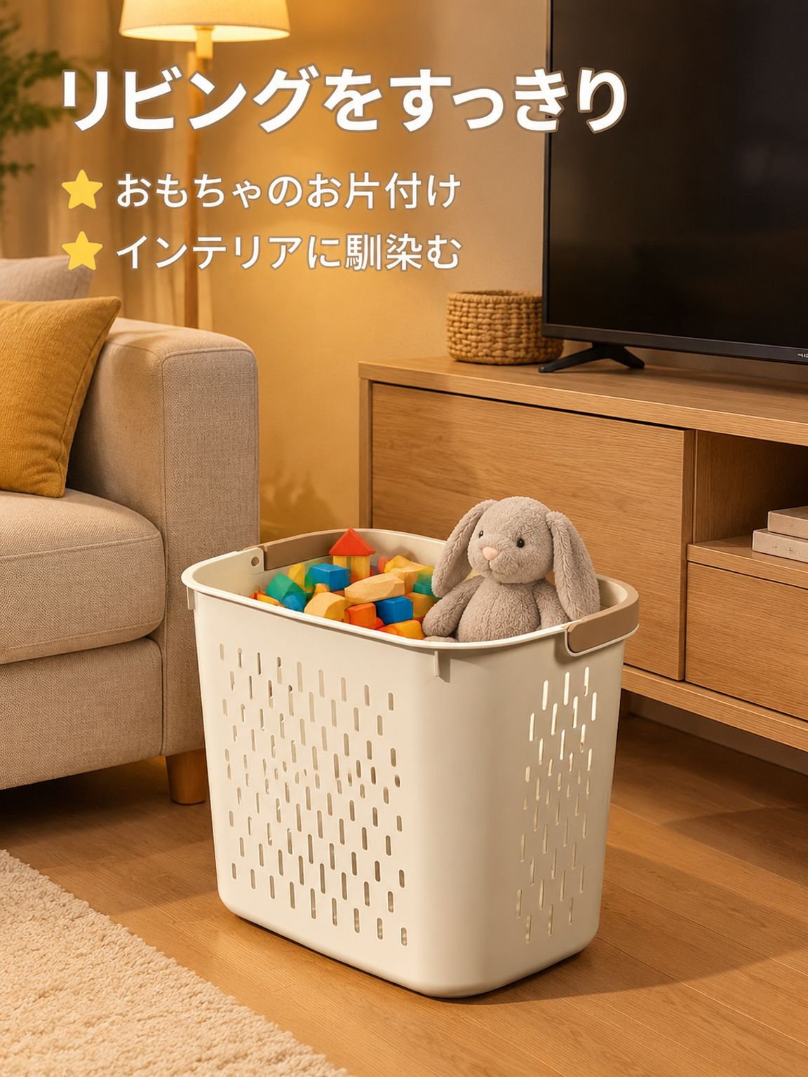 家庭用おもちゃバケット・バスケット