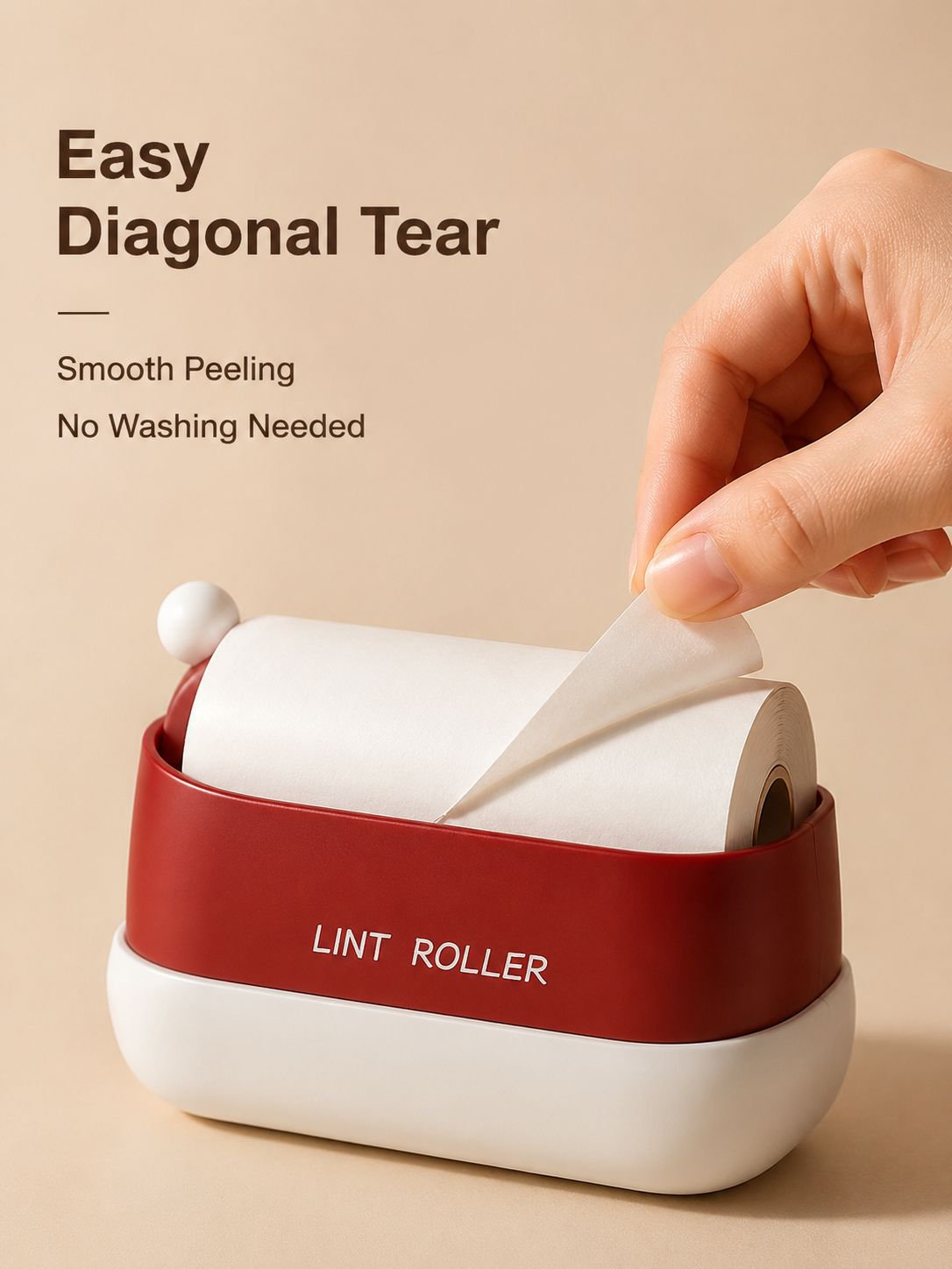 Compact Sticky Lint Roller, Pet Hair Remover for Clothes