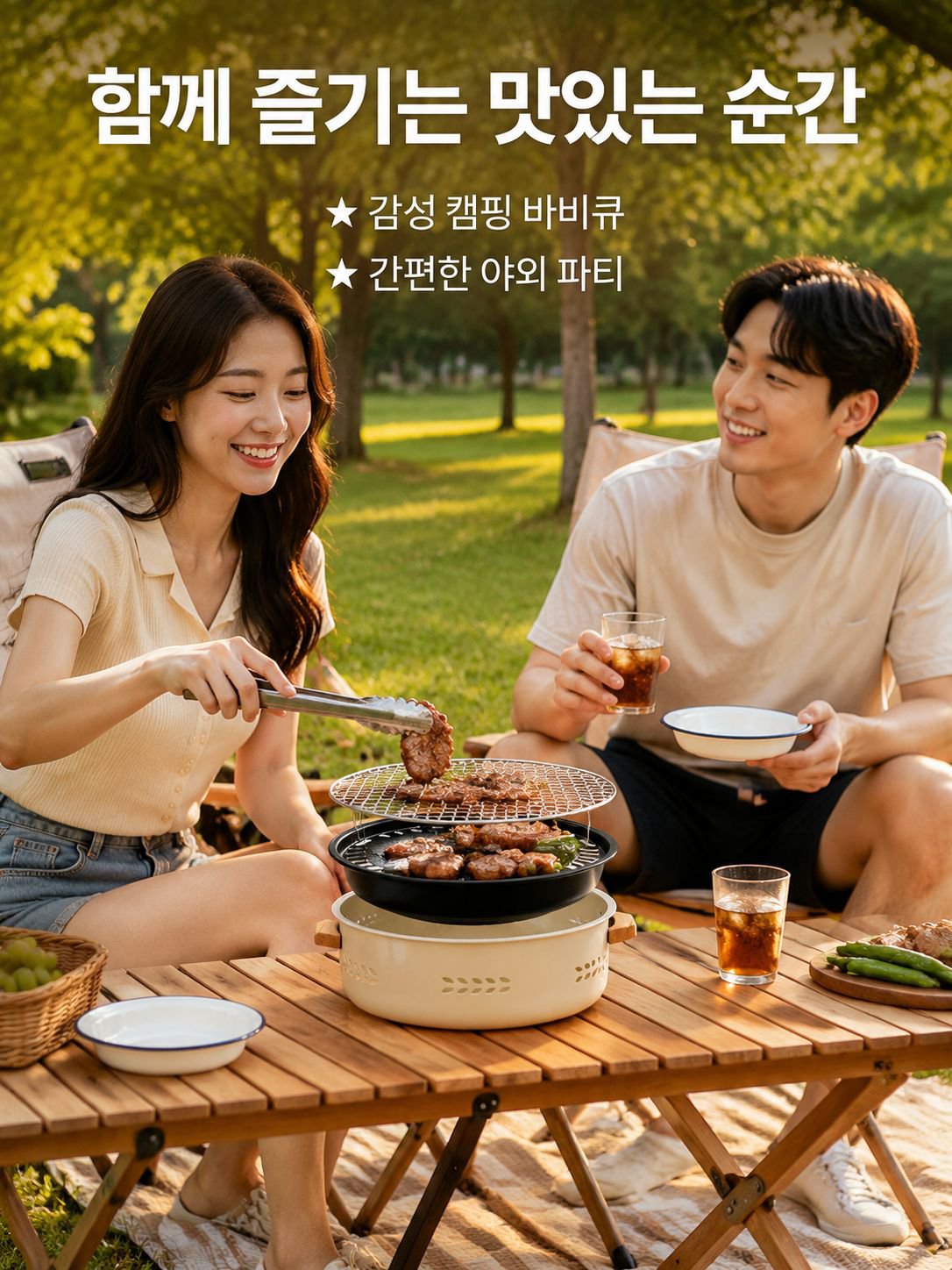 야외 바비큐 그릴