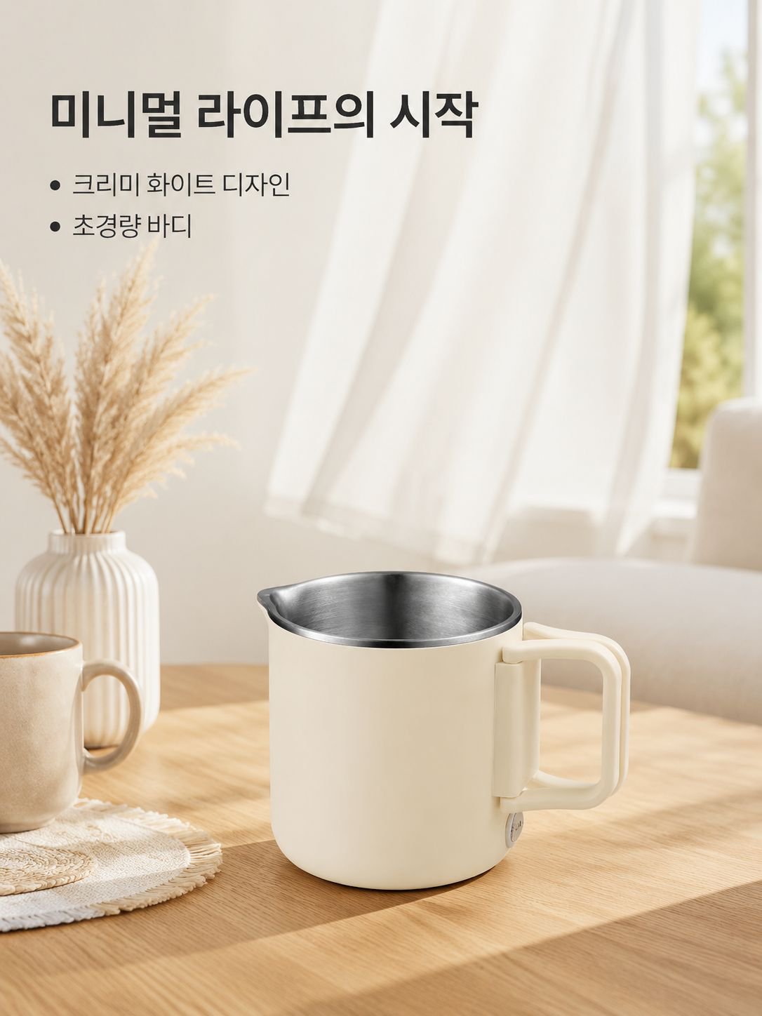 휴대용 스테인리스강 접이식 주전자
