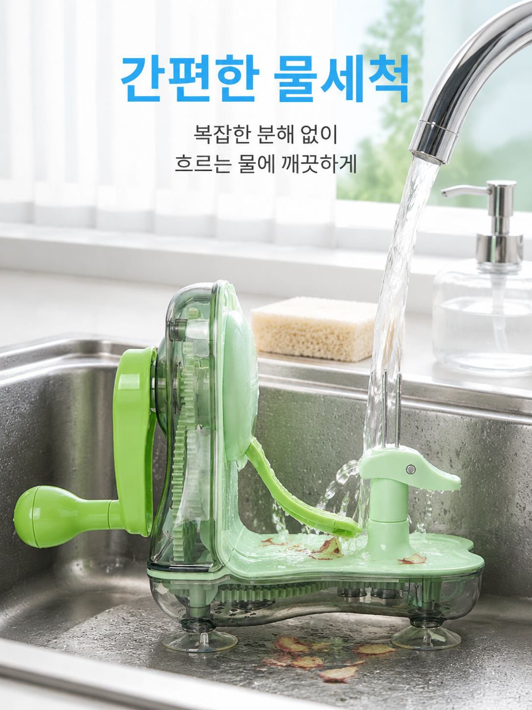 다기능 사과 껍질 벗기는 기계
