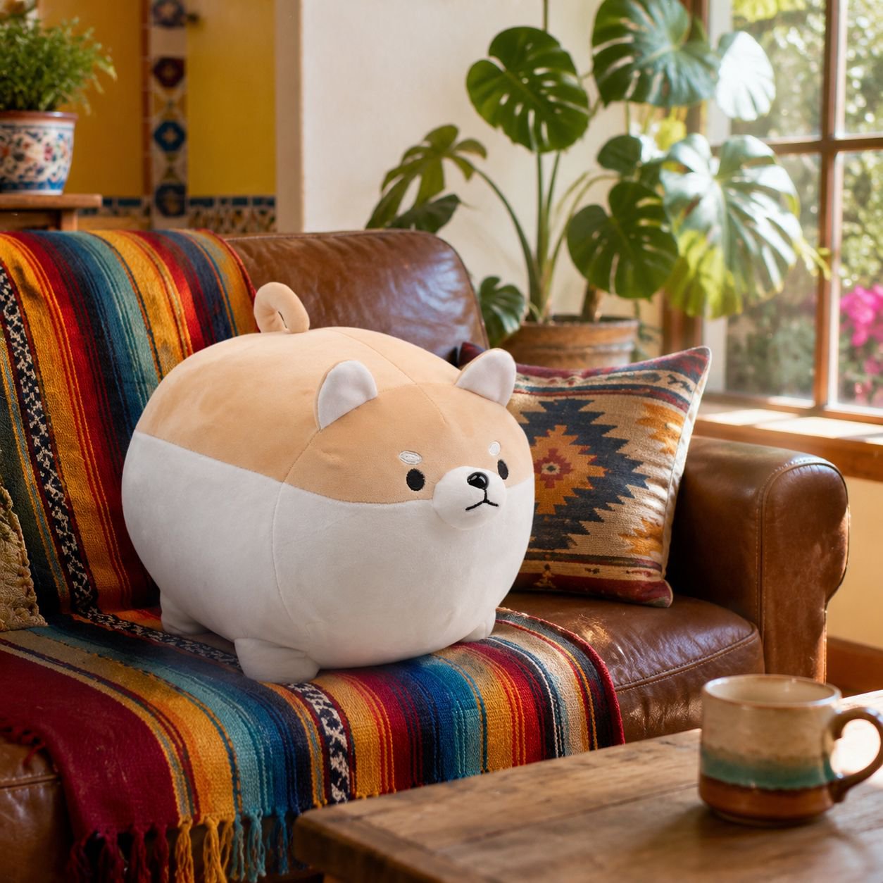 Almohada de peluche linda