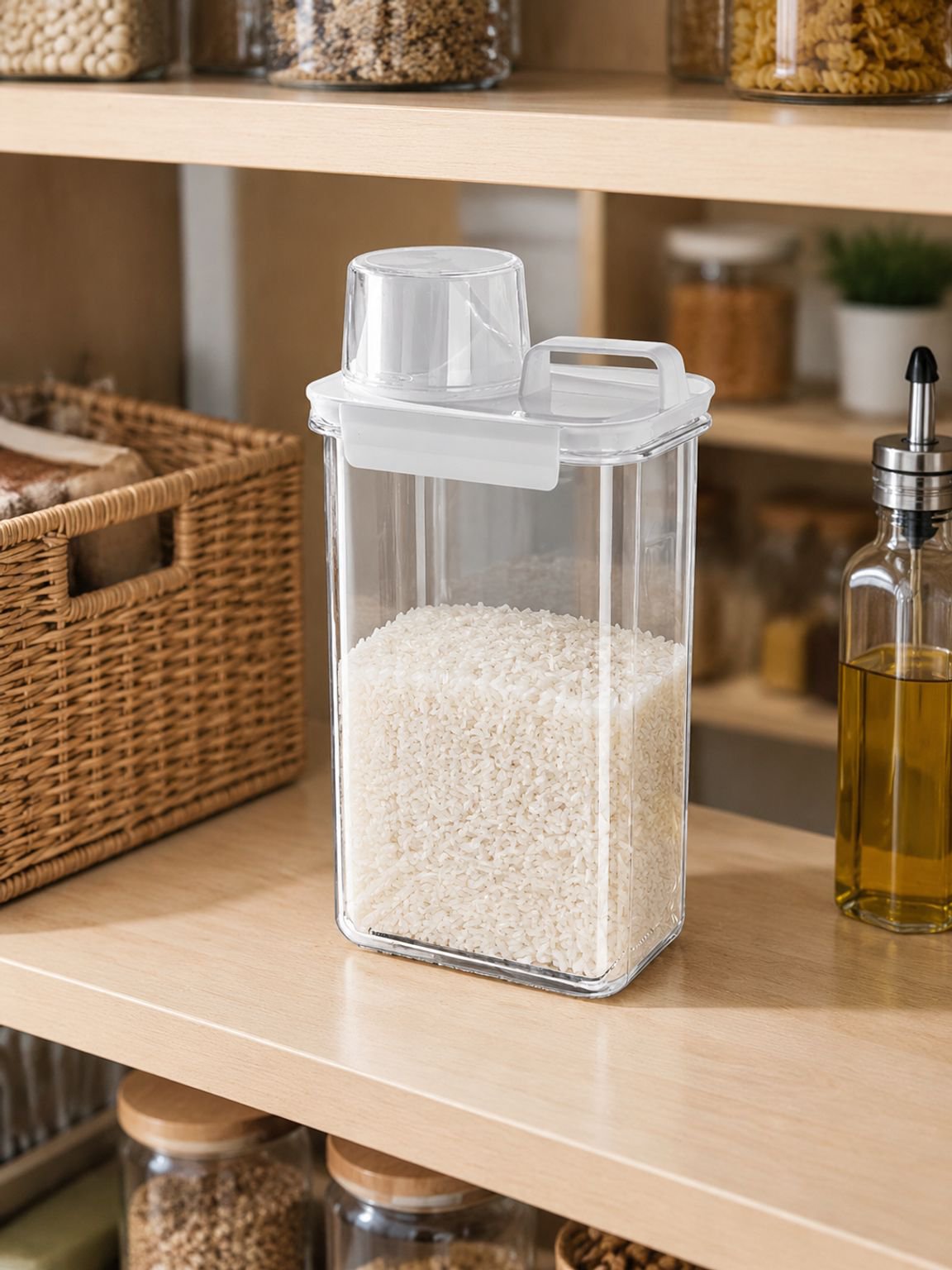 Premium quality airtight food storage jar