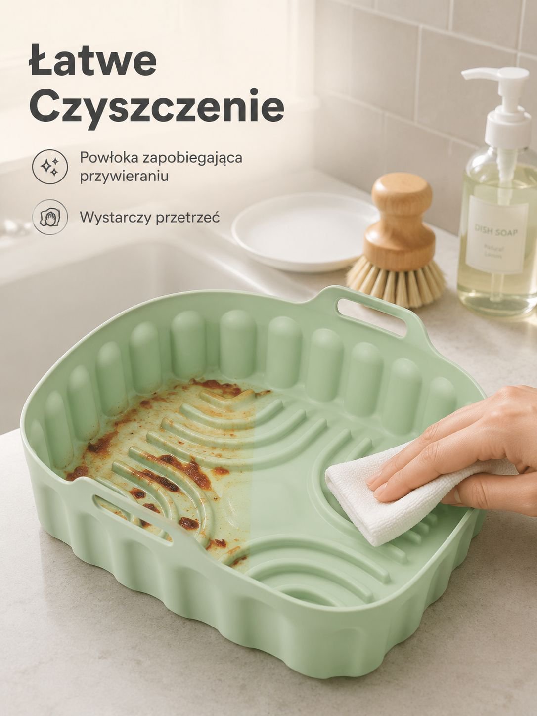 Praktyczne akcesorium do frytkownicy beztłuszczowej
