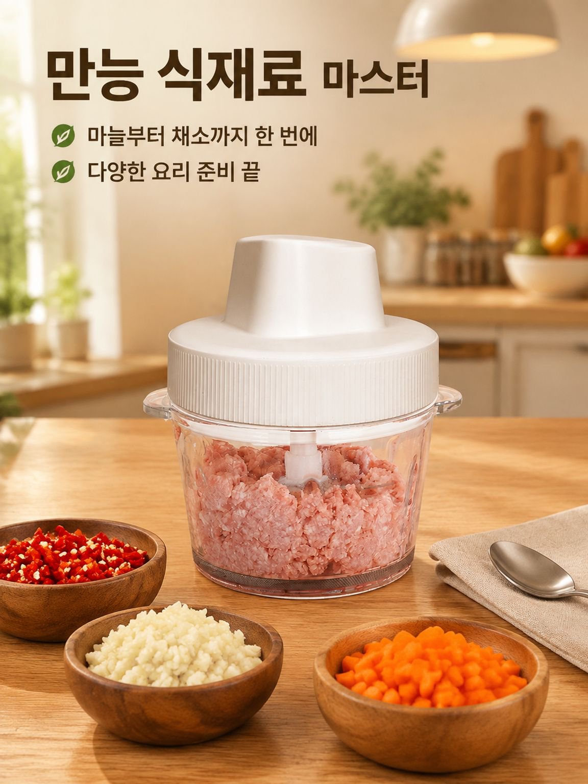 주방 다용도 전동 제육기